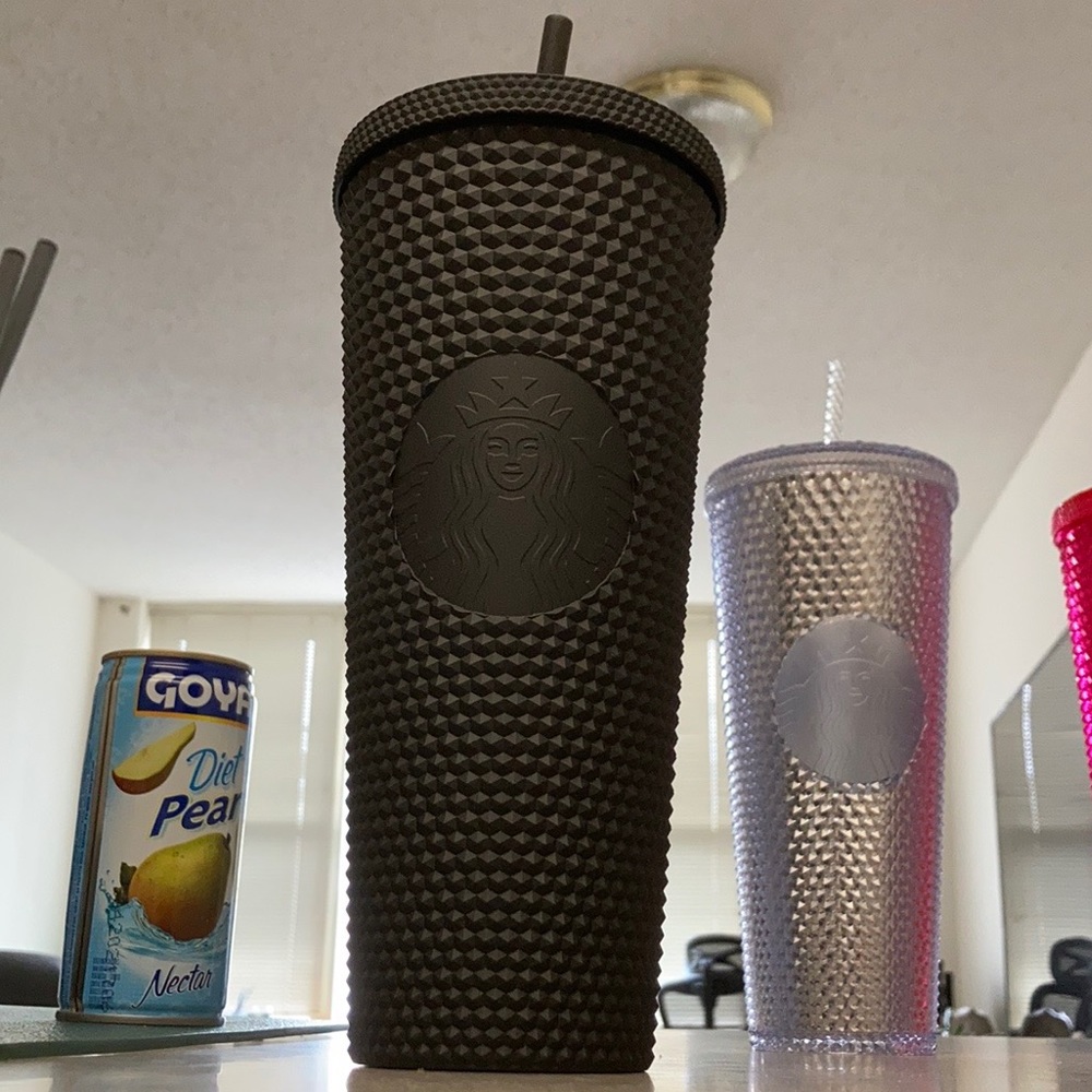 STARBUCKS BLACK MATTE STUDDED TUMBLER